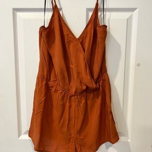 Burnt Orange Romper